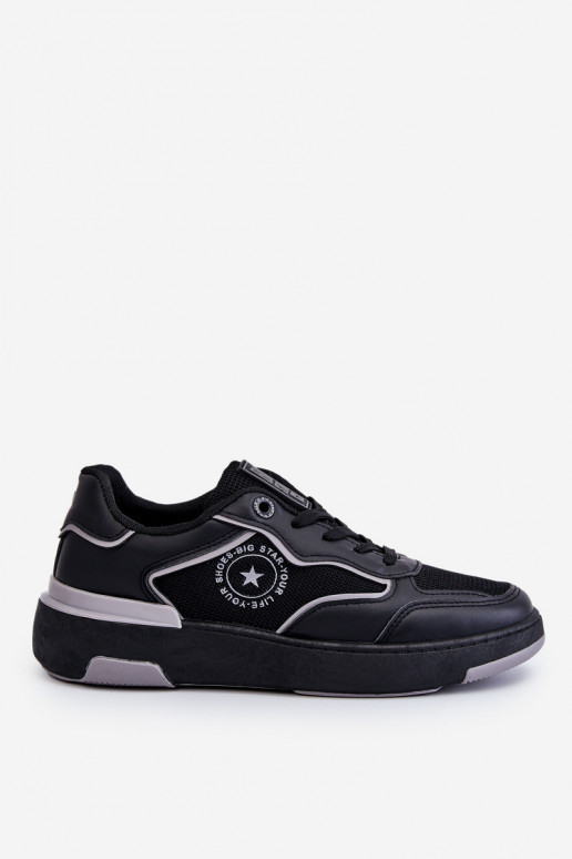 Dames sneakers Big Star LL274443 in zwart en grijs