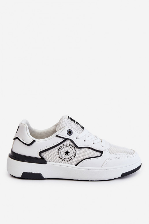 Dames sneakers Big Star LL274440 in wit en zwart