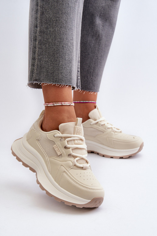 Sneakers voor dames HI-POLY SYSTEM Big Star NN274A105 in zandkleur