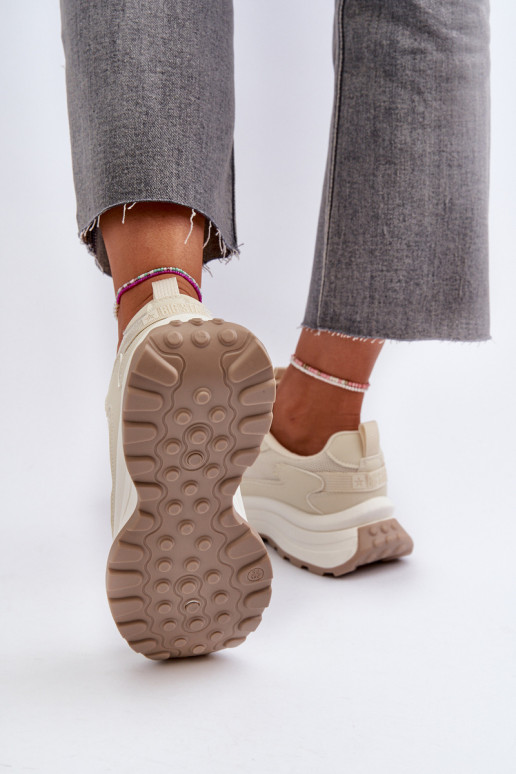 Sneakers voor dames HI-POLY SYSTEM Big Star NN274A105 in zandkleur