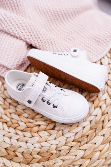 Kinderen leren casual schoenen BIG STAR EE374035 wit 2