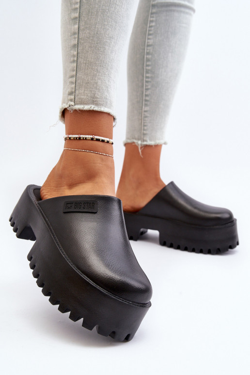 Dames Slippers met trendy massieve zolen Big Star NN274014 zInart Dames Slippers met trendy massieve zolen Big Star NN274014 zInart