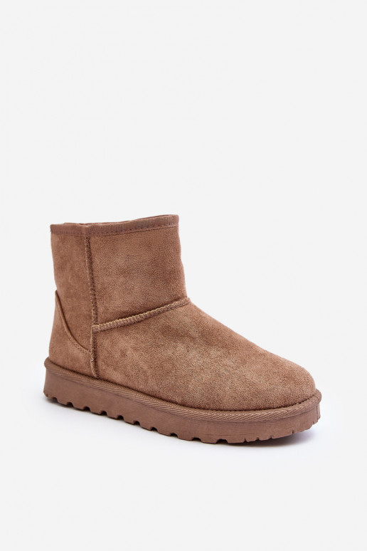 Chaki Kleur Warme Sneeuwlaarzen Met...