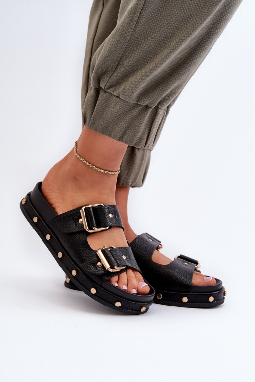 Damespantoffels met platform Big Star NN27402 zInart Damespantoffels met platform Big Star NN27402 zInart