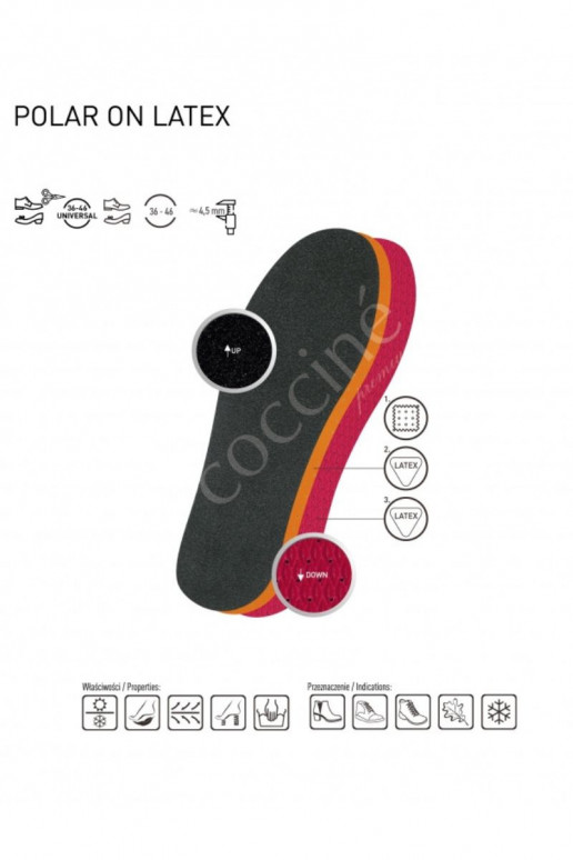 Coccine Dziecięca Binnenzool ZimoIna Polar Op Latex Do INycinania 19-35