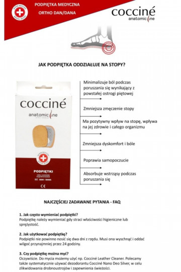 COCCINE ORTHO DAN Hak sokken Op Ostrogi PiętoIne 2