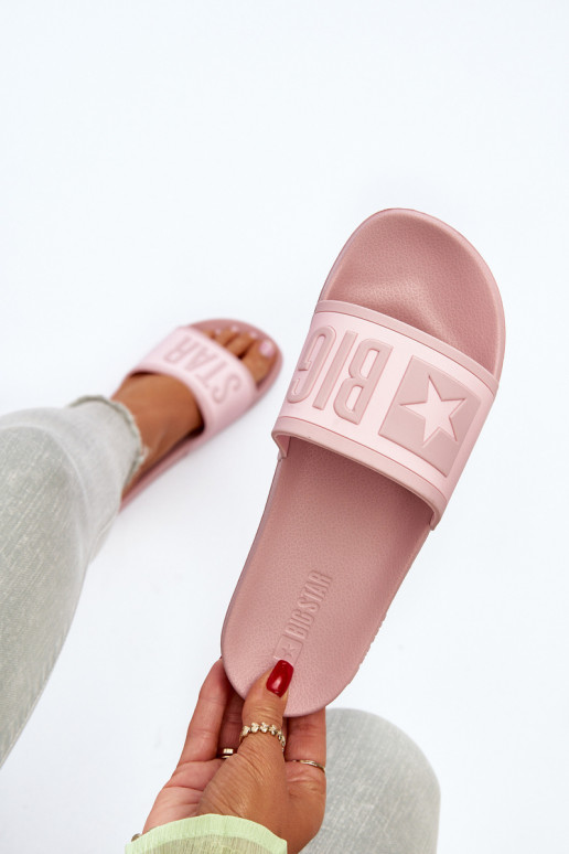 Dames Slippers Big Star NN274A647 roze Dames Slippers Big Star NN274A647 roze