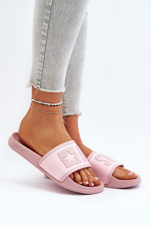 Dames Slippers Big Star NN274A647 roze Dames Slippers Big Star NN274A647 roze