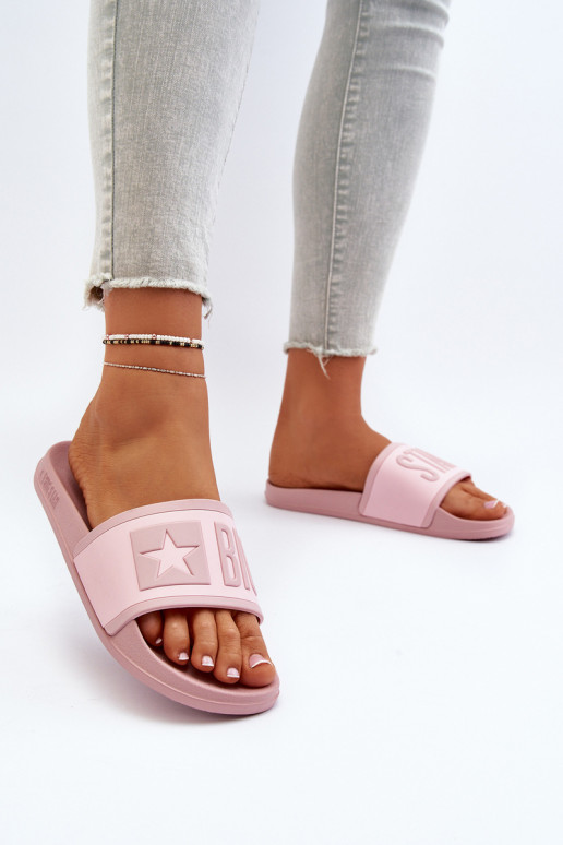 Dames Slippers Big Star NN274A647 roze Dames Slippers Big Star NN274A647 roze