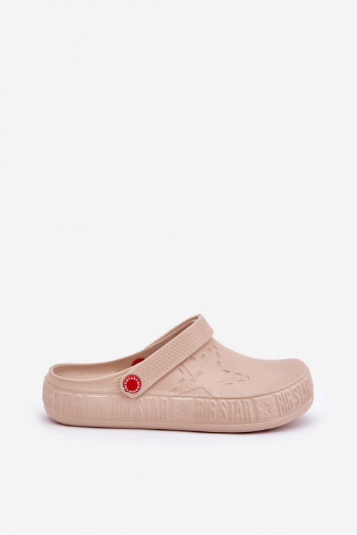 Dames LichtgeInicht pantoffels Big Star II275012 beige Dames LichtgeInicht pantoffels Big Star II275012 beige