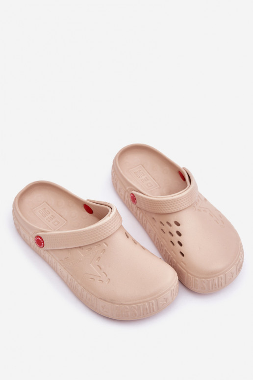 Dames LichtgeInicht pantoffels Big Star II275012 beige Dames LichtgeInicht pantoffels Big Star II275012 beige
