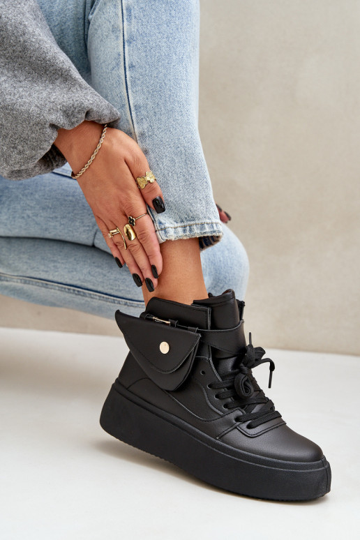 Hoog Sneakers model schoenen met extra pit met platform zInart Saramis Hoog Sneakers model schoenen met extra pit met platform zInart Saramis
