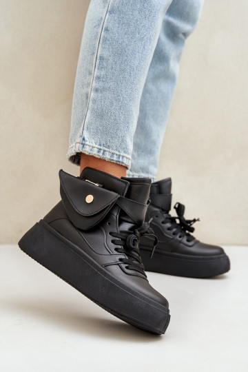 Hoog Sneakers model schoenen met extra pit met platform zInart Saramis 2