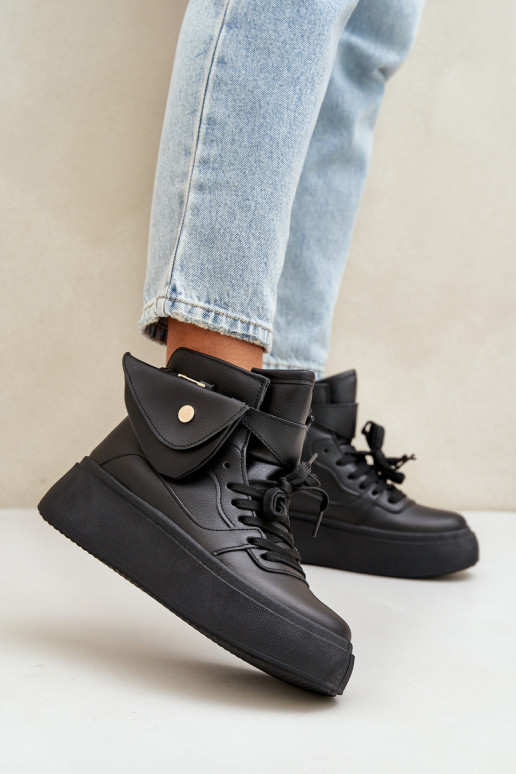 Hoog Sneakers model schoenen met extra pit met platform zInart Saramis Hoog Sneakers model schoenen met extra pit met platform zInart Saramis