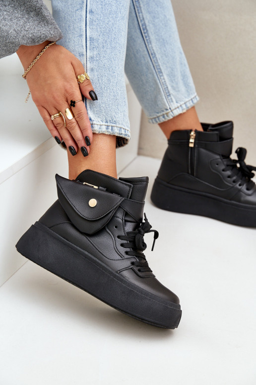 Hoog Sneakers model schoenen met extra pit met platform zInart Saramis Hoog Sneakers model schoenen met extra pit met platform zInart Saramis