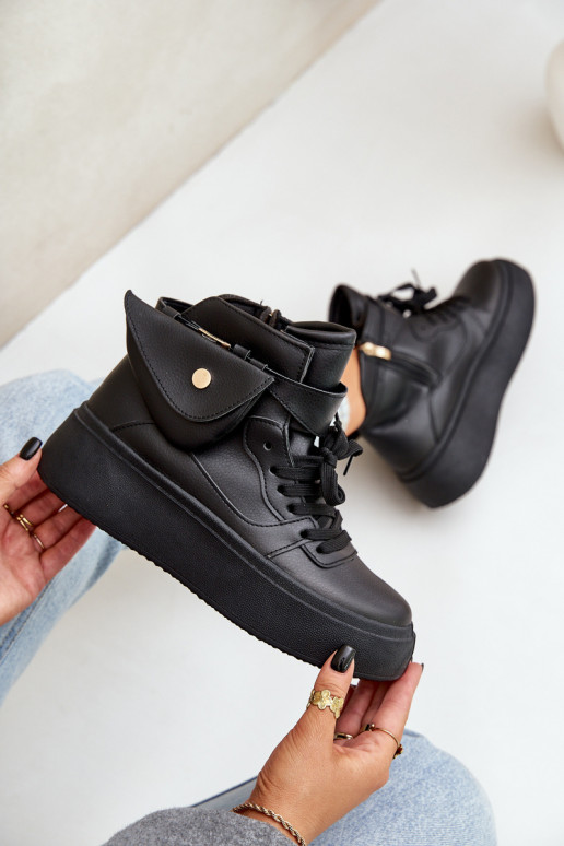 Hoog Sneakers model schoenen met extra pit met platform zInart Saramis Hoog Sneakers model schoenen met extra pit met platform zInart Saramis