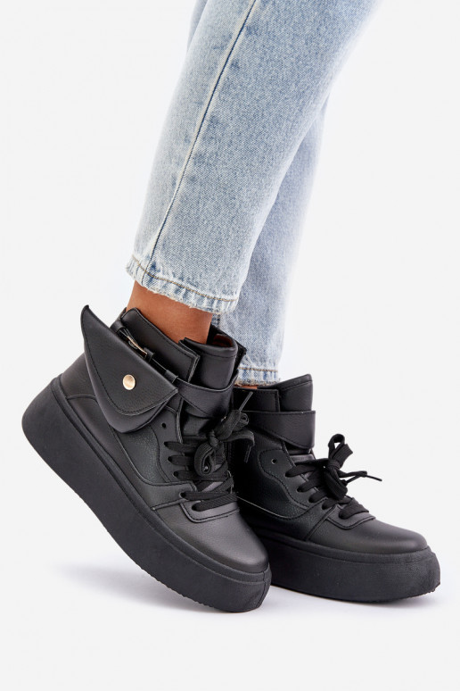 Hoog Sneakers model schoenen met extra pit met platform zInart Saramis Hoog Sneakers model schoenen met extra pit met platform zInart Saramis