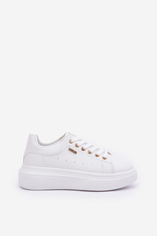 Sneakers model schoenen Dames met platform van ecoleer Initte kleur Lelandine