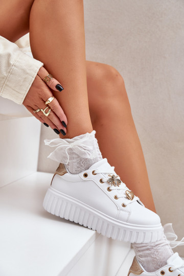 Sneakers model schoenen Dames Z Przypinkami Initte kleur Grelesi
