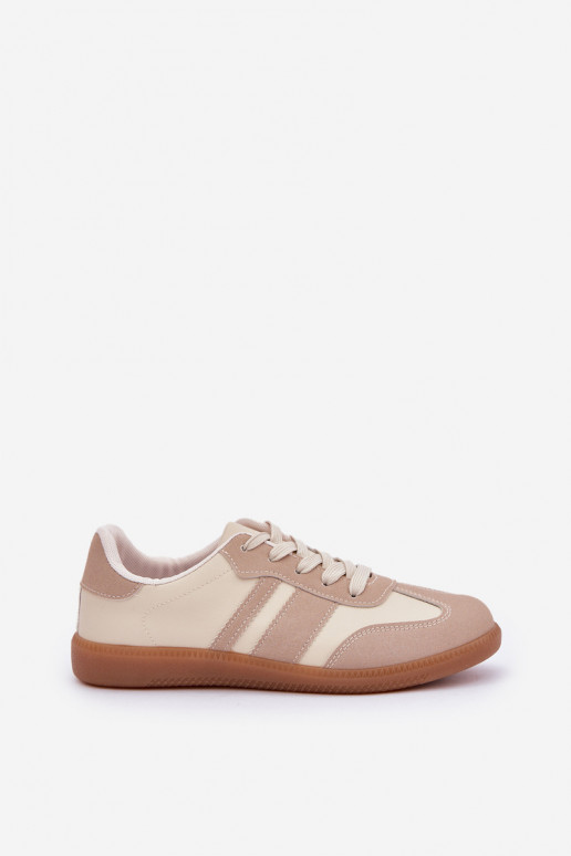 Laag Sneakers model schoenen Dames van ecoleer beige Nonalorin Laag Sneakers model schoenen Dames van ecoleer beige Nonalorin