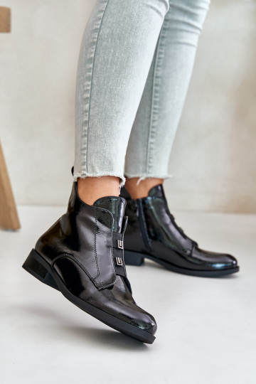 Zazoo laarzen in cowboystijl, van suede, bruine kleur 2