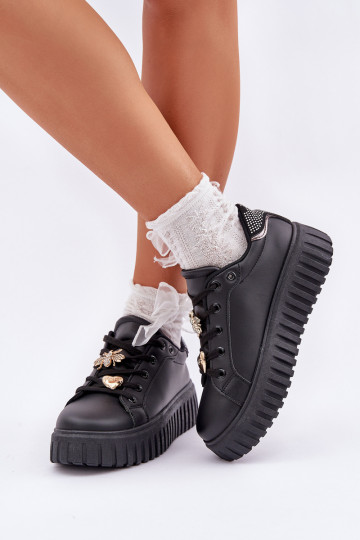 Modelio sneakers schoenen dames zwarte Grelesi