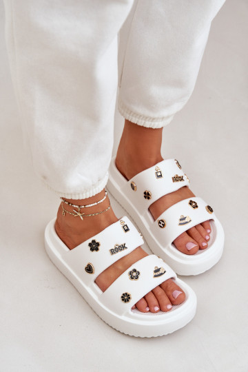 Lichte slippers Dames slippers wit Ravanala