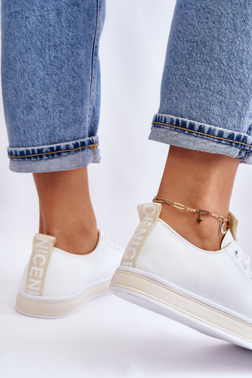 Klassiek model sneaker INit-beige Ville