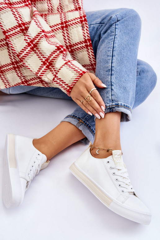 Klassiek model sneaker INit-beige Ville