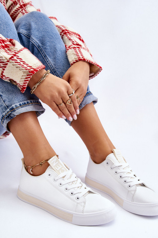 Klassiek model sneaker INit-beige Ville