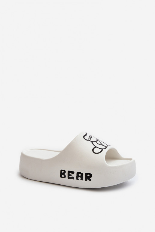 LichtgeInicht pantoffels Damespantoffels met trendy massieve zolen Met Beer Initte kleur Lamira LichtgeInicht pantoffels Damespantoffels met trendy massieve zolen Met Beer Initte kleur Lamira