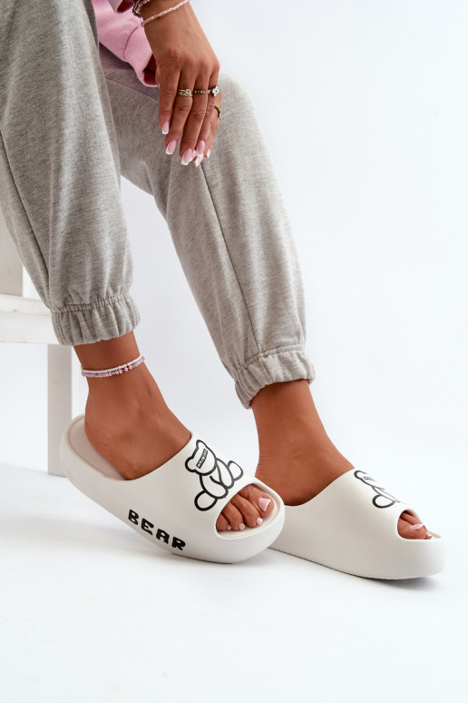 LichtgeInicht pantoffels Damespantoffels met trendy massieve zolen Met Beer Initte kleur Lamira LichtgeInicht pantoffels Damespantoffels met trendy massieve zolen Met Beer Initte kleur Lamira