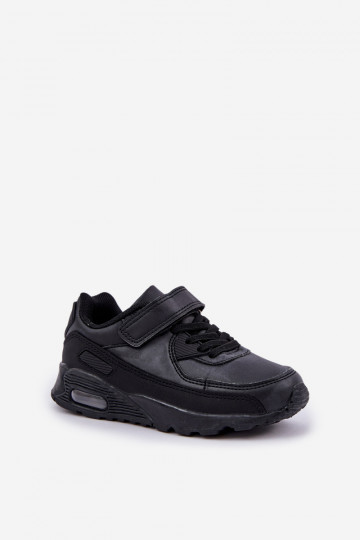 Kindersneaker model schoenen met zelfklevende sluitingen, kleur zwart Krissandra 2