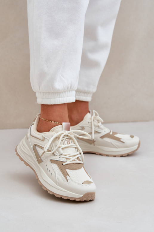 sportschoenen Dames Big Star NN274A096 HI-POLY SYSTEM beige sportschoenen Dames Big Star NN274A096 HI-POLY SYSTEM beige