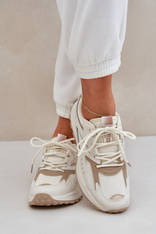 sportschoenen Dames Big Star NN274A096 HI-POLY SYSTEM beige sportschoenen Dames Big Star NN274A096 HI-POLY SYSTEM beige