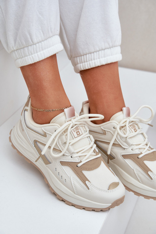sportschoenen Dames Big Star NN274A096 HI-POLY SYSTEM beige sportschoenen Dames Big Star NN274A096 HI-POLY SYSTEM beige