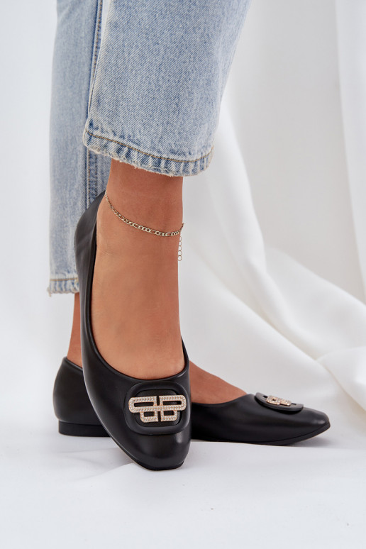 Ballerinas Op een platte zool met ornamenten zInart Ainoria