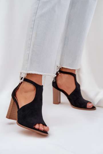 sandalen met hakken Z van eco-suèdeu zInart Lanadriena