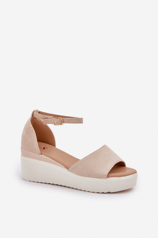 LichtgeInicht sandalen met platform I Delicaatm Koturnie ivoor Gillifia LichtgeInicht sandalen met platform I Delicaatm Koturnie ivoor Gillifia
