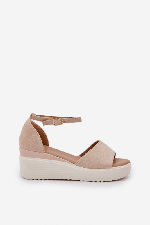 LichtgeInicht sandalen met platform I Delicaatm Koturnie ivoor Gillifia LichtgeInicht sandalen met platform I Delicaatm Koturnie ivoor Gillifia