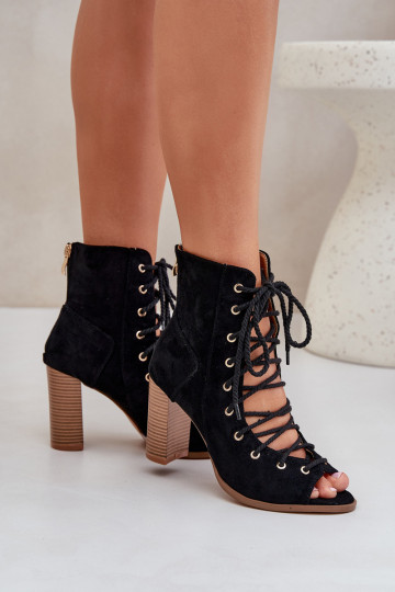 sandalen met hakken met laarzen I Vetersluitingm zInart Ivelseki 2
