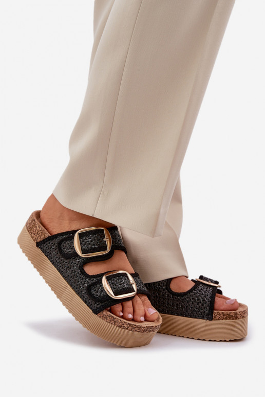 Slippers Met Vlecht I met gespenmi met platform zInart Aralissea Slippers Met Vlecht I met gespenmi met platform zInart Aralissea