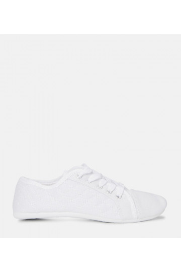 Rubinhvide sneakers til børn