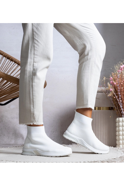 Salgado hvide high-top sneakers