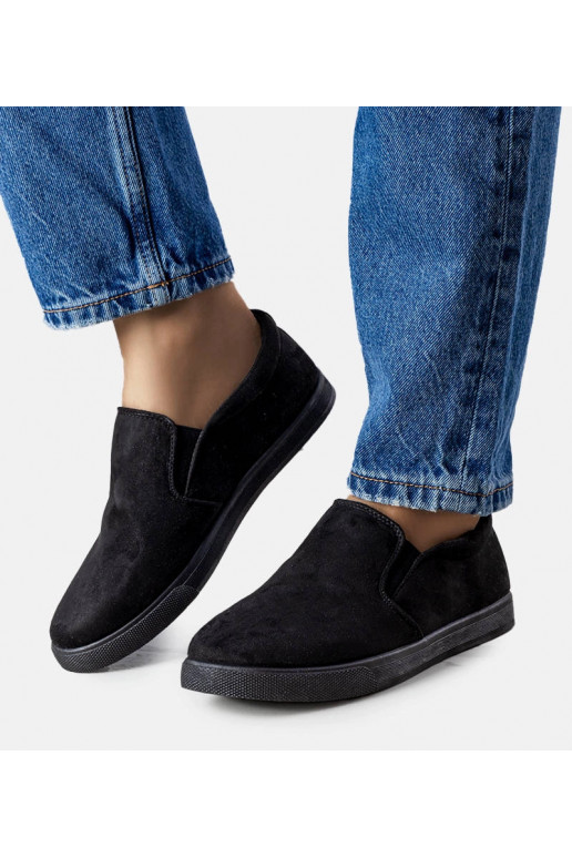 Sorte øko-ruskind sneakers Leroy