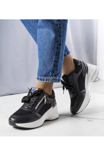 Stacey sorte wedge sneakers