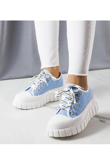 Blå Toni Platform Sneakers