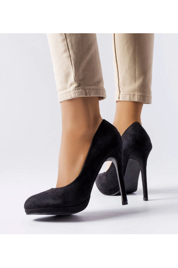 Bazinet sorte øko-ruskind...