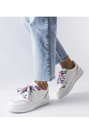 Hvide Pryor Ribbon Sneakers