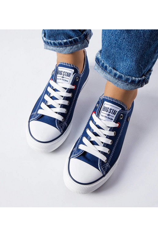 Marineblå klassiske Big Star sneakers...